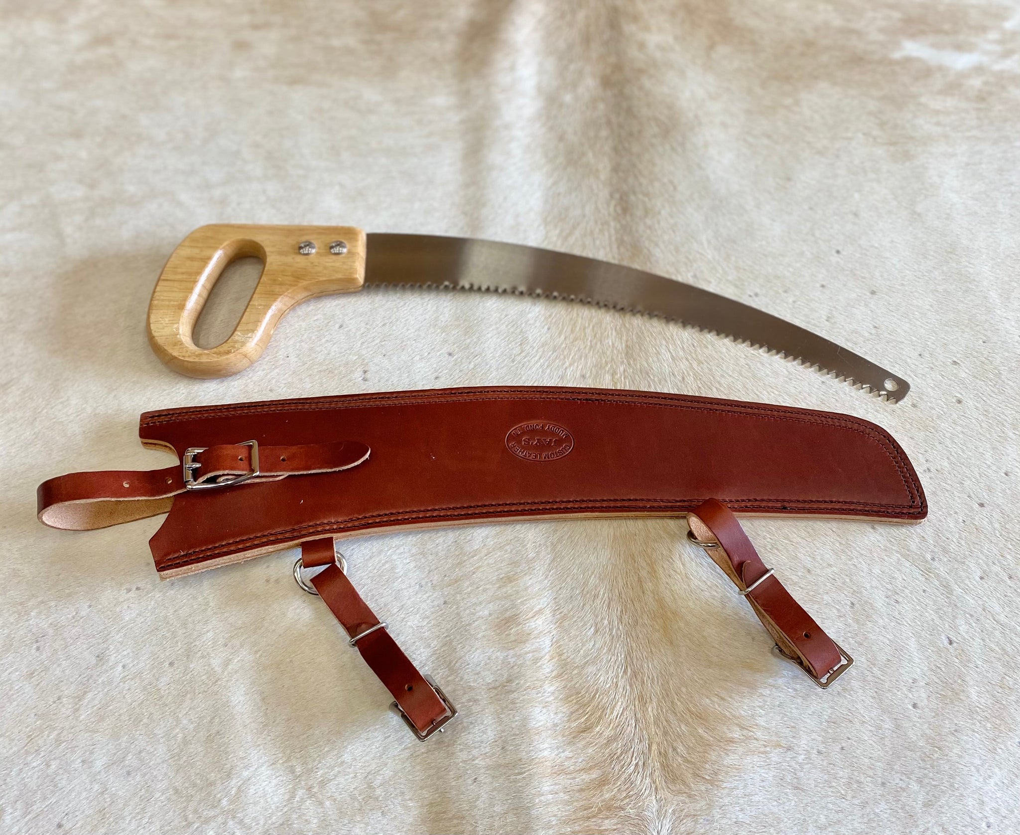 15'' Pruning Saw & Leather Sheath