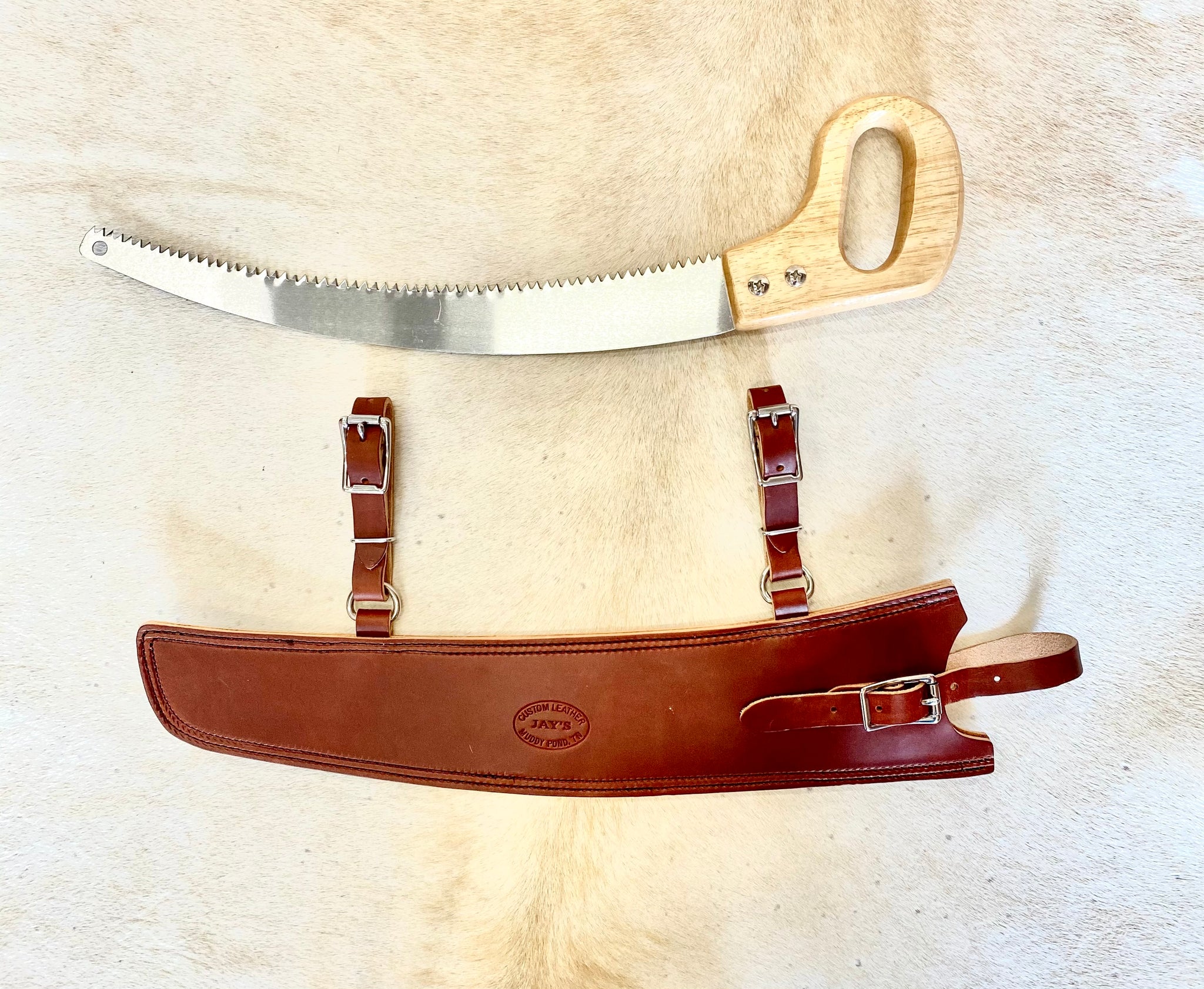 15'' Pruning Saw & Leather Sheath